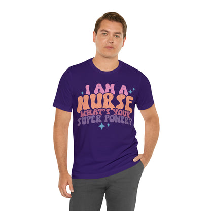 Comfy and Stylish Bella+Canva 3001 Nurse T-Shirt: Perfect Gift for Professionals & Nursing Students, Soft Fabric, Various Sizes Available