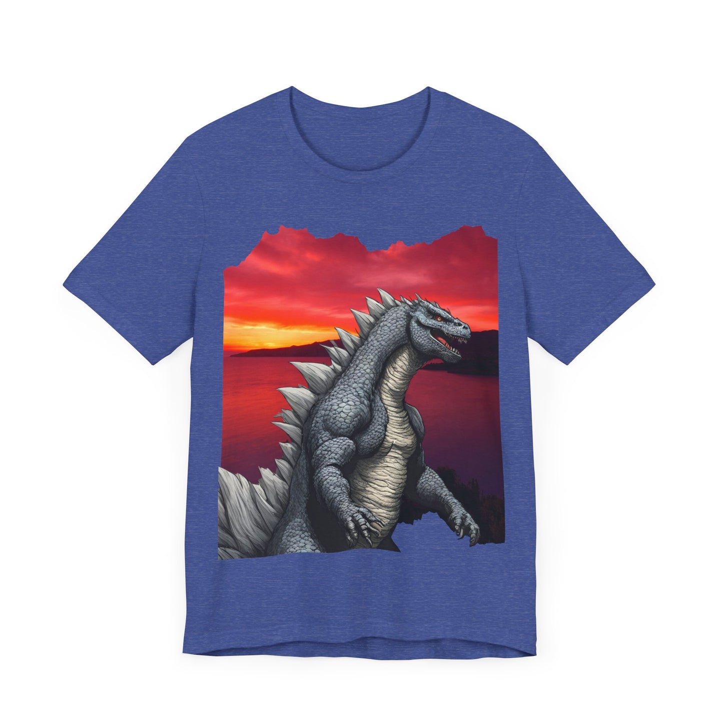 🦎 “Godzilla-Inspired Lizard Unleashed Tee: Roar Your Style!” 🌟Unisex Jersey Short Sleeve Tee