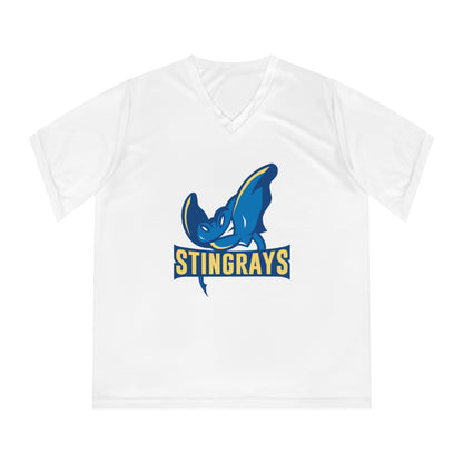 Custom Name, Women's Performance V-Neck T-Shirt