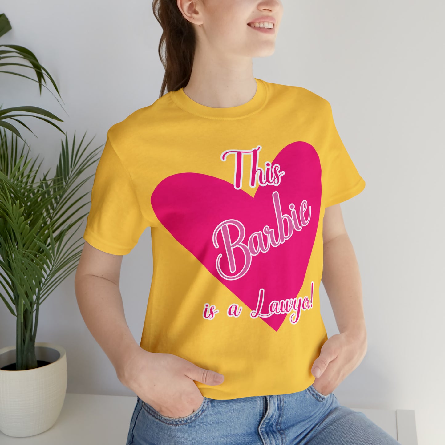 This Barbie is a Lawyer Unisex Jersey Short Sleeve Tee Gifts for Her