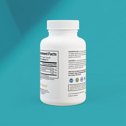 DirkX Turmeric with BioPerine®: The Power of Nature, The Science of Strength! (Black Pepper Fruit Extract) Supplement (60 Capsules)