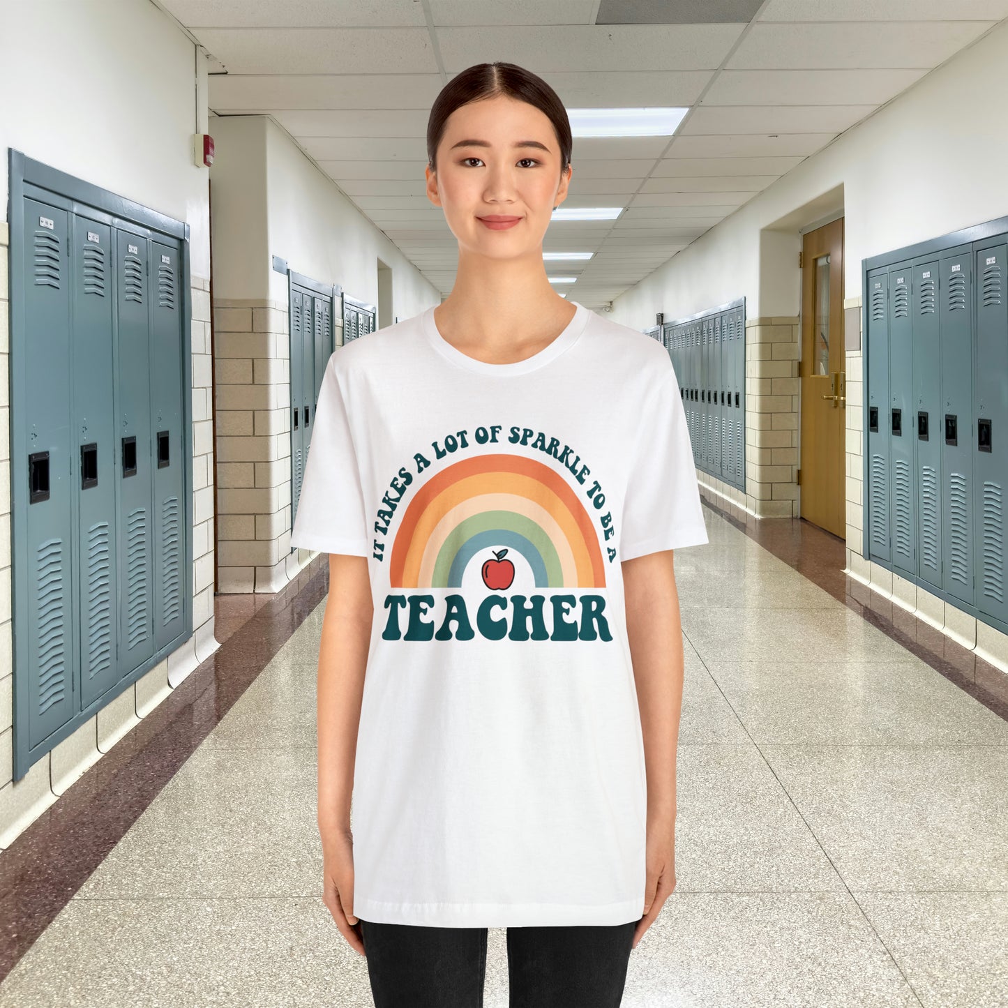 It takes alot of Sparkle to be a Teacher Unisex Jersey Short Sleeve Tee