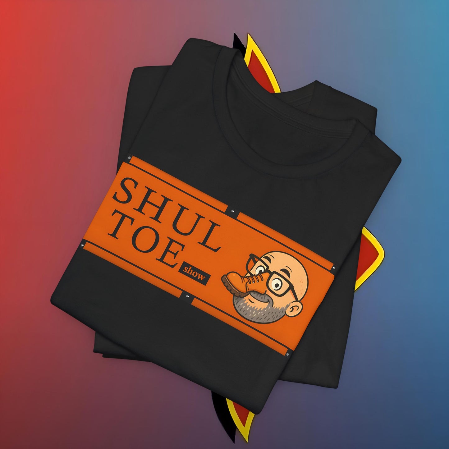 🧦 SHUL TOE Show Tee – Prestige Pipewear for Podcast Royalty