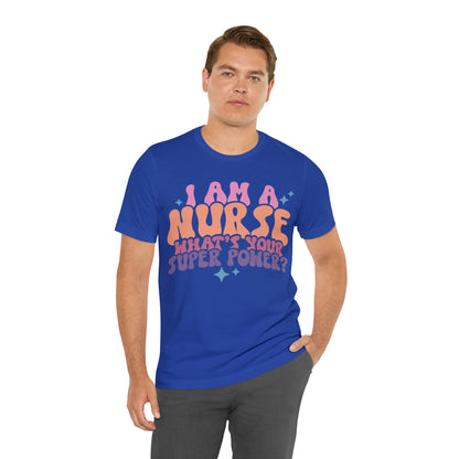 Comfy and Stylish Bella+Canva 3001 Nurse T-Shirt: Perfect Gift for Professionals & Nursing Students, Soft Fabric, Various Sizes Available