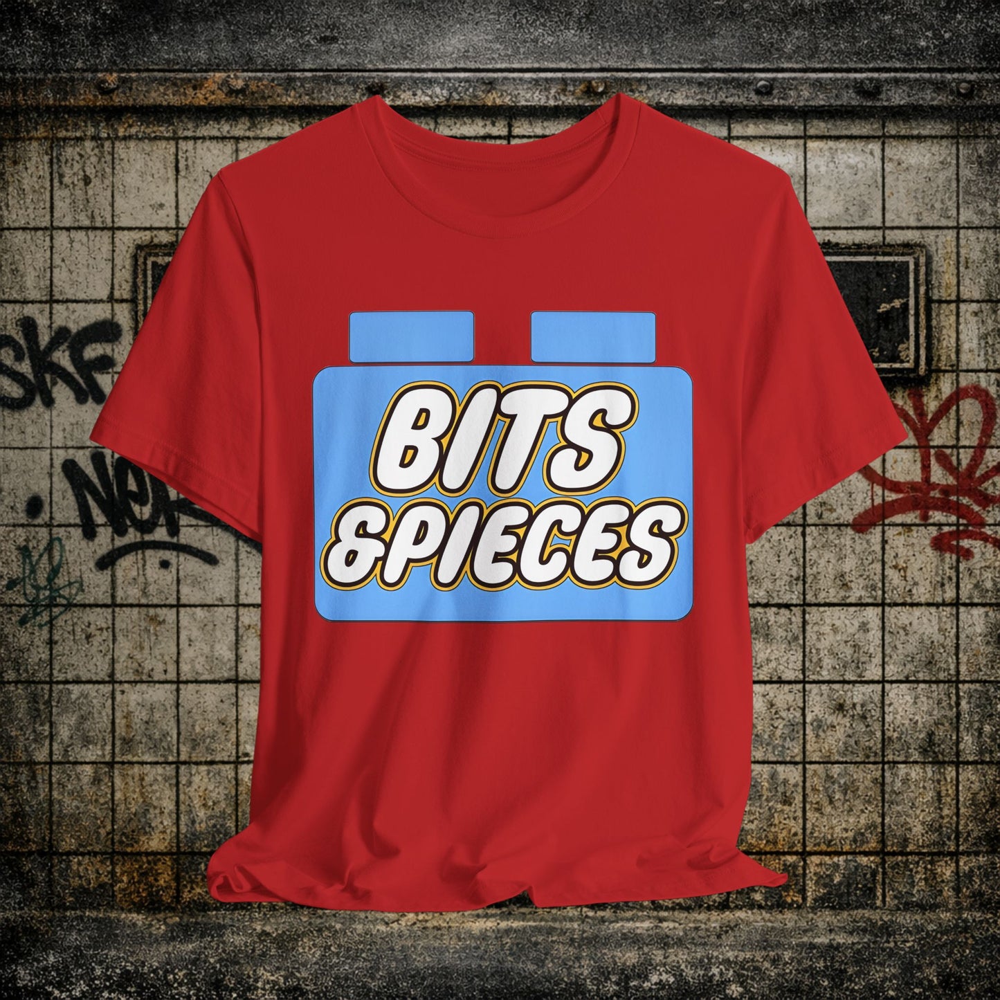 Bits & Pieces Graphic Tee One Size Fits All… Jokes?”