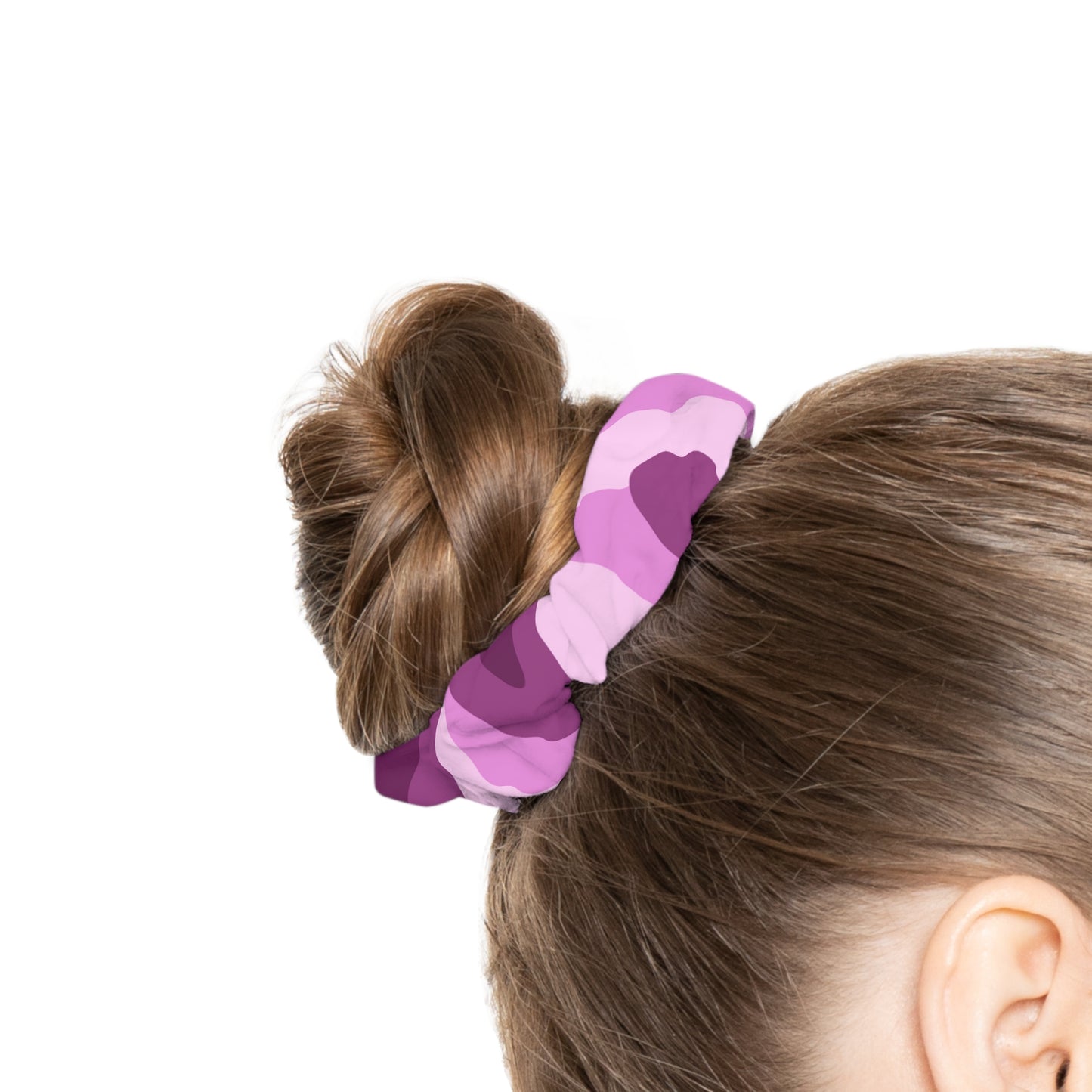 Pink Camo Scrunchie