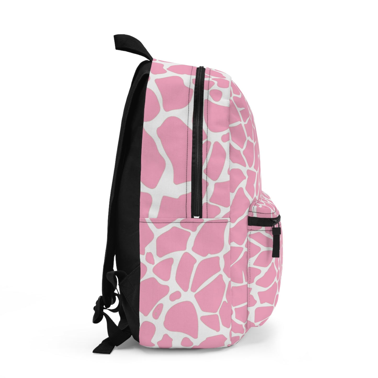 Pink Giraffe Print Back to School Backpack