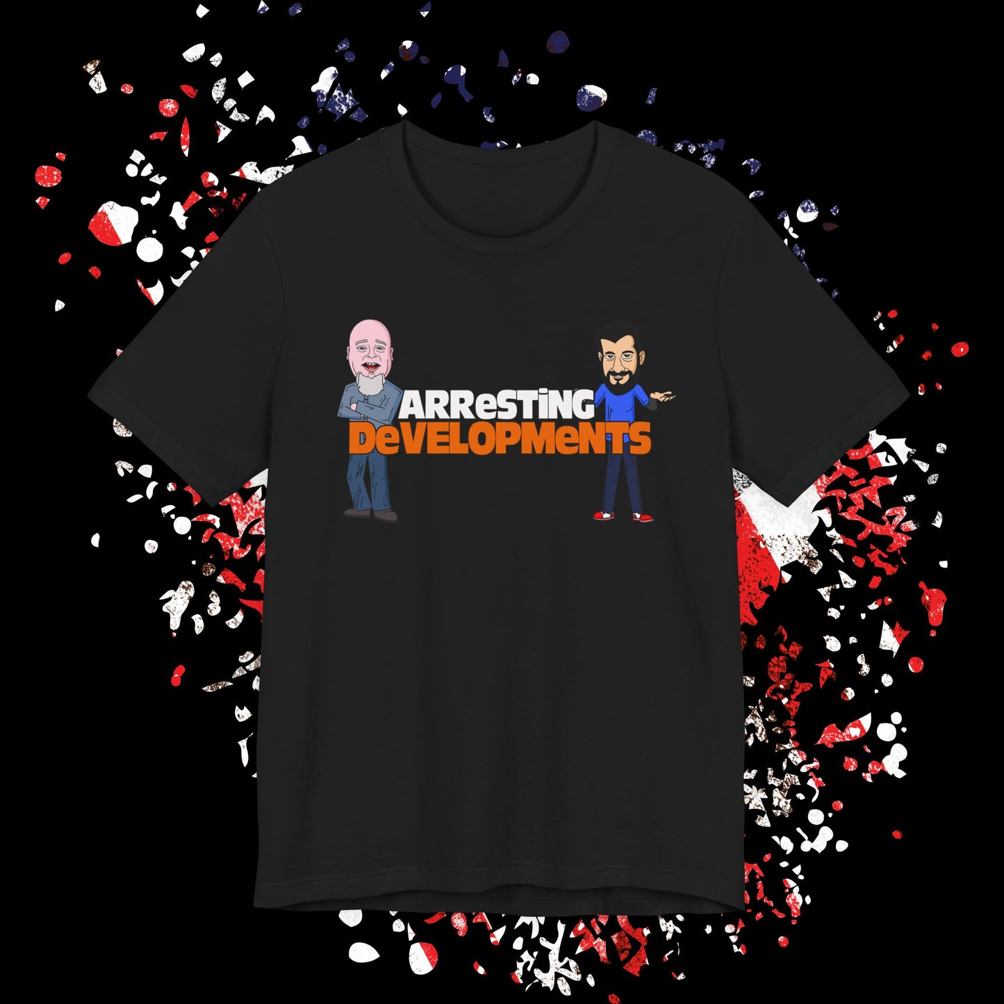 Arresting Developments Tee - Unisex Jersey Short Sleeve Shirt, Funny Graphic Tee, Gift for Detectives, Crime Show Lovers, Casual Wear