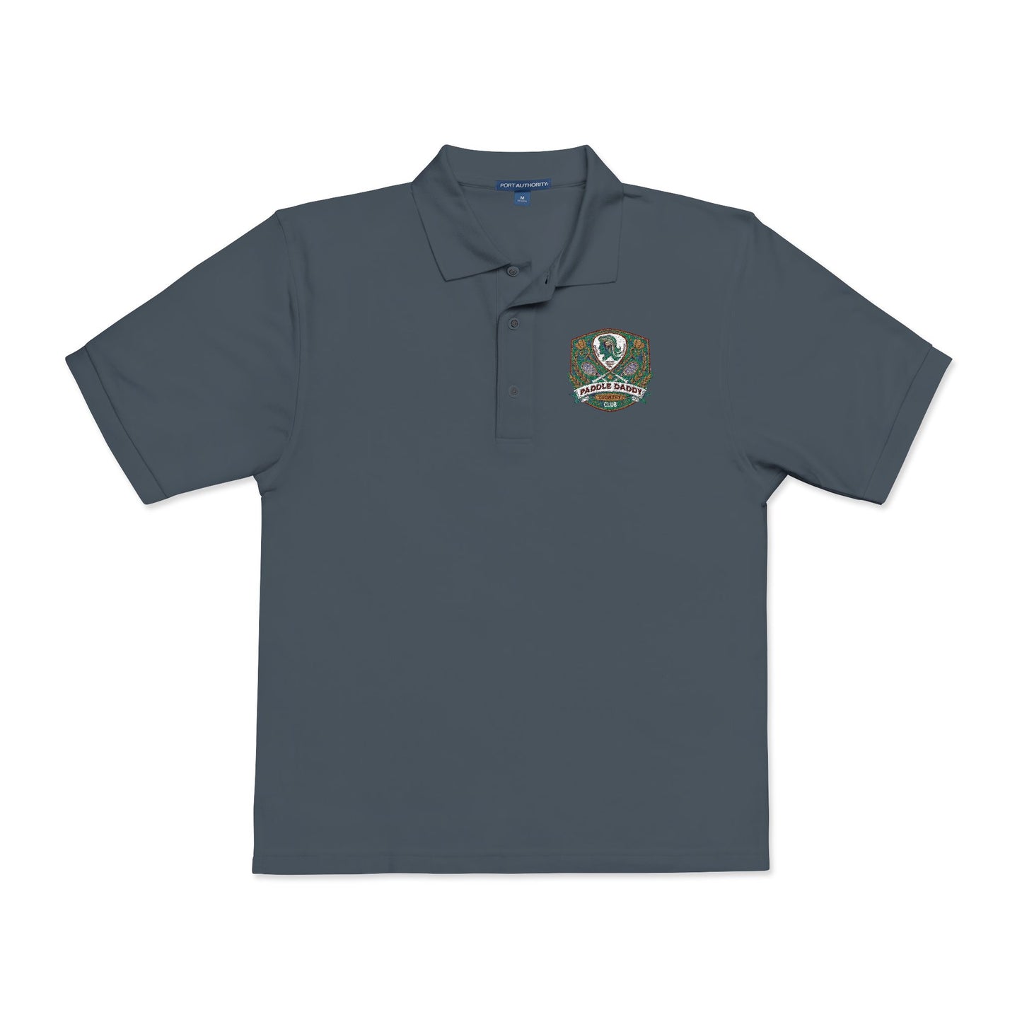 Paddle Daddy Country Club Polo  Embroidered Unisex Elegance for the Ironically Elite