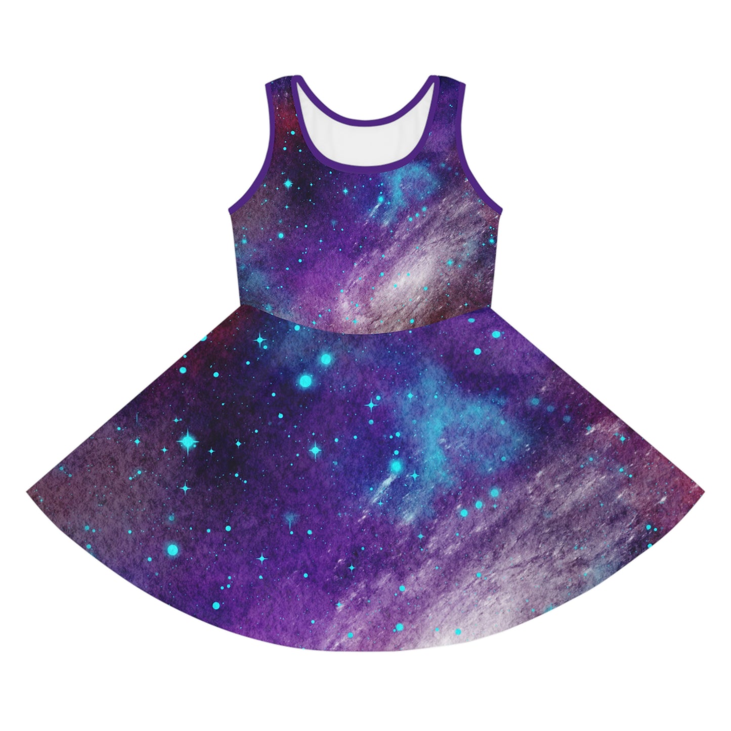 Outer Space Out of this World Girls' Sleeveless Sundress (AOP)