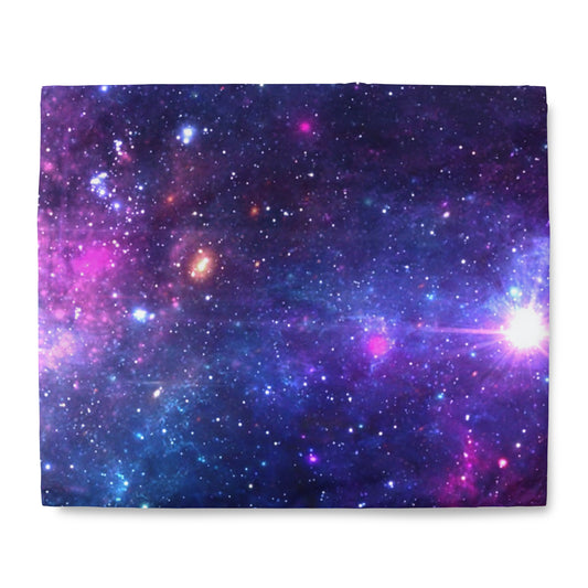 Purple Beyond the Stars Outer Space Out of this World Duvet Cover