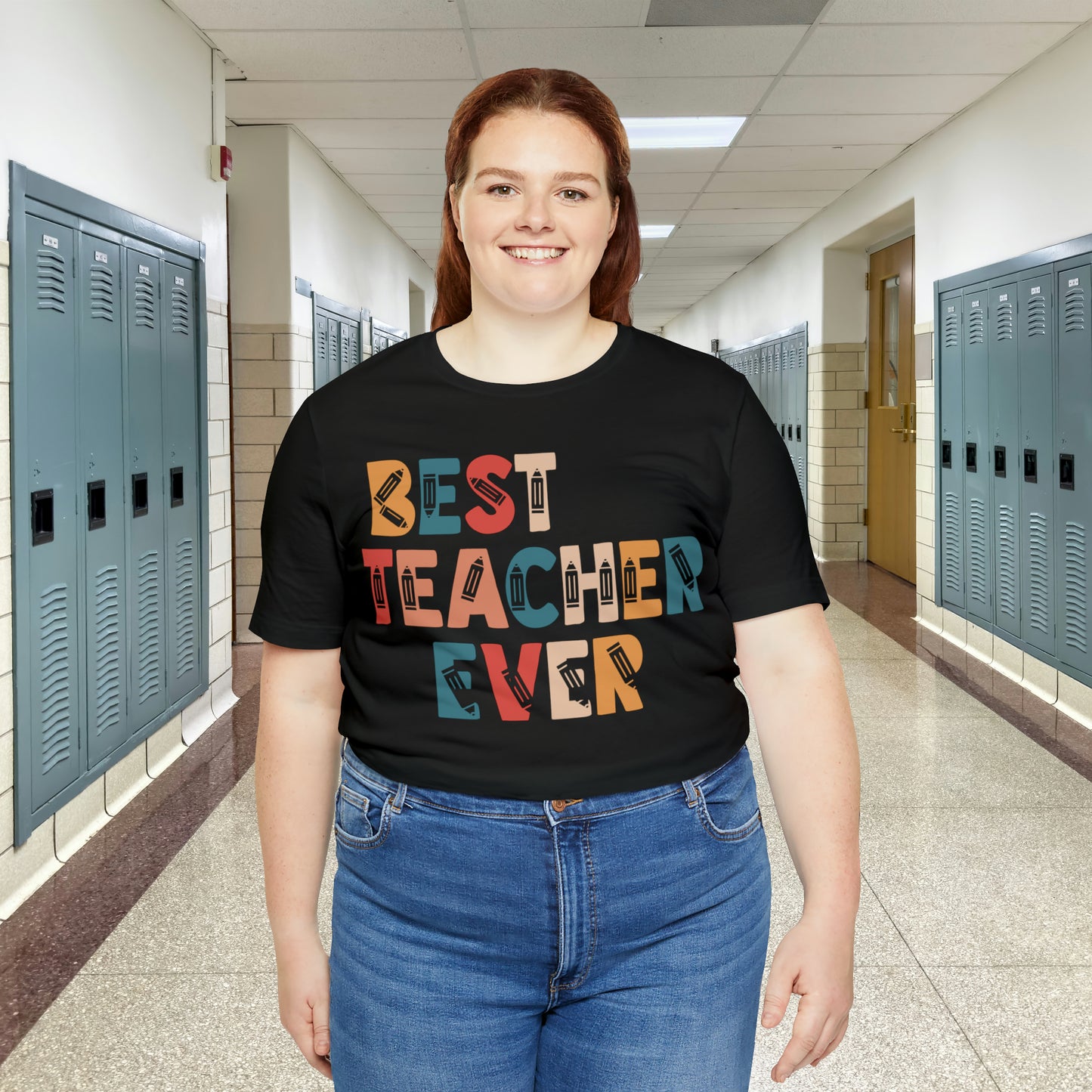 Best Teacher Ever Unisex Jersey Short Sleeve Tee