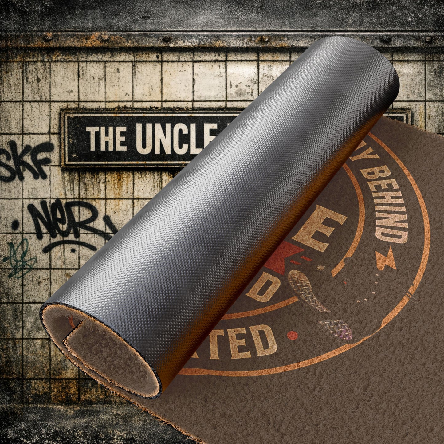“The Minnesota Mic‑Pretender Work Boot Door Mat— As Tough As His Radio Act Isn’t”