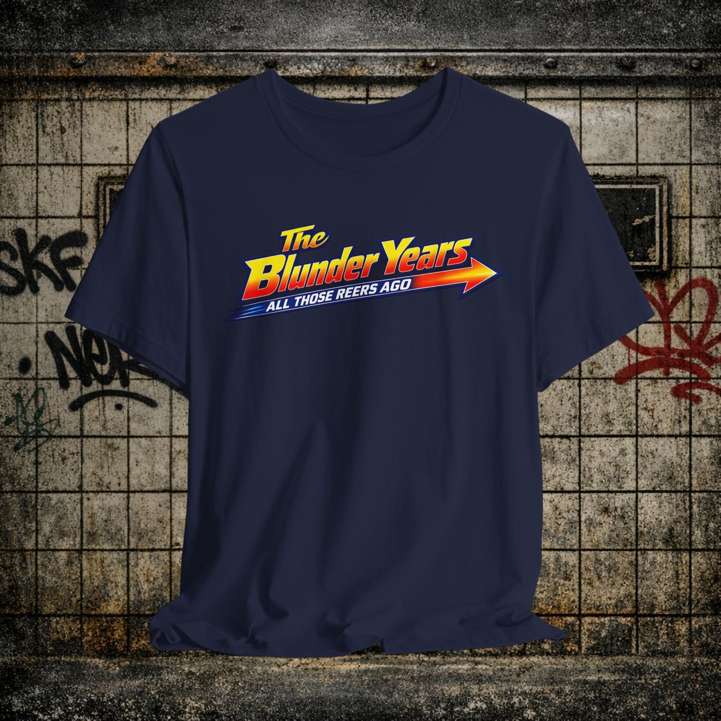 Retro 'The Blunder Years' Graphic Tee - Nostalgic Vintage Logo T-Shirt