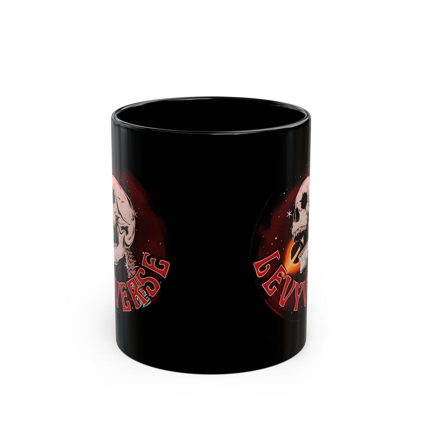 LevyVerse 11 Oz Black Glossed Ceramic Mug #boblevy