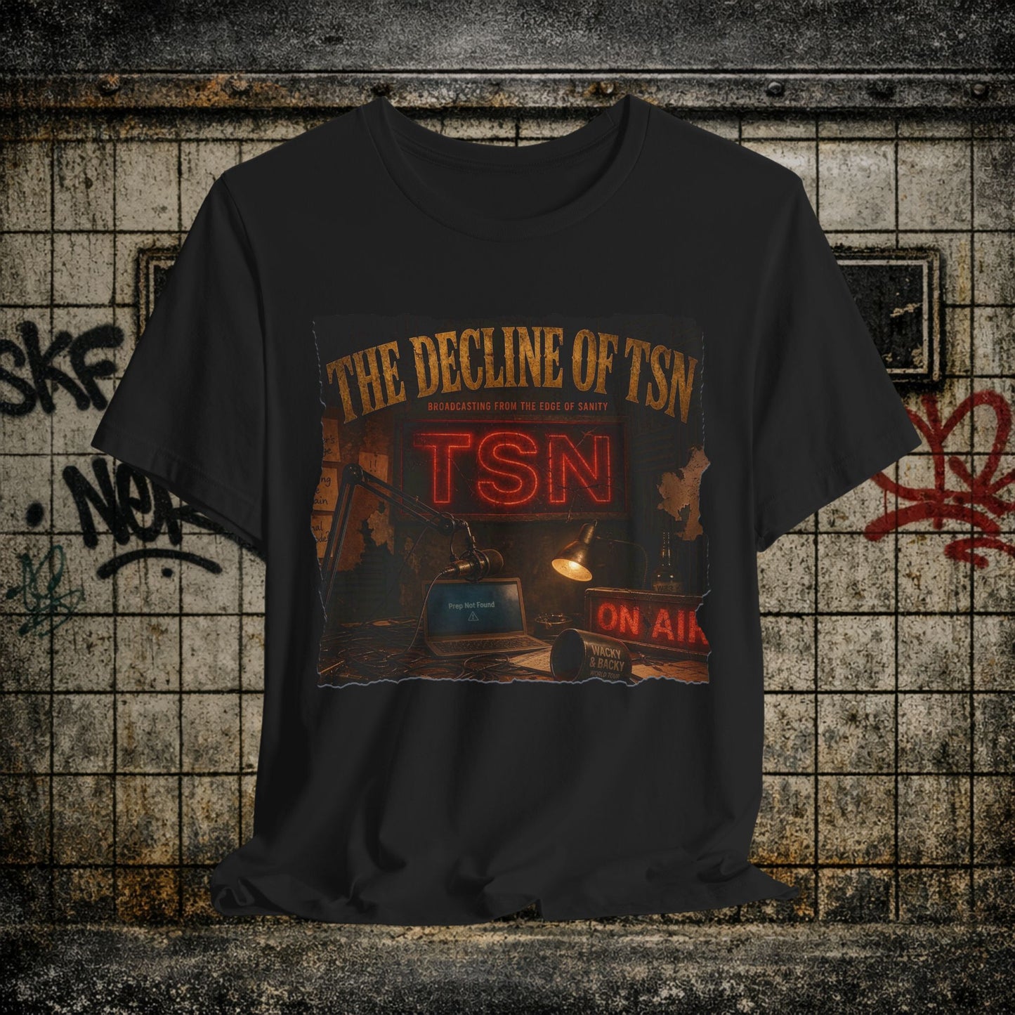 The Decline of TSN "On Air" Vintage Radio Tee