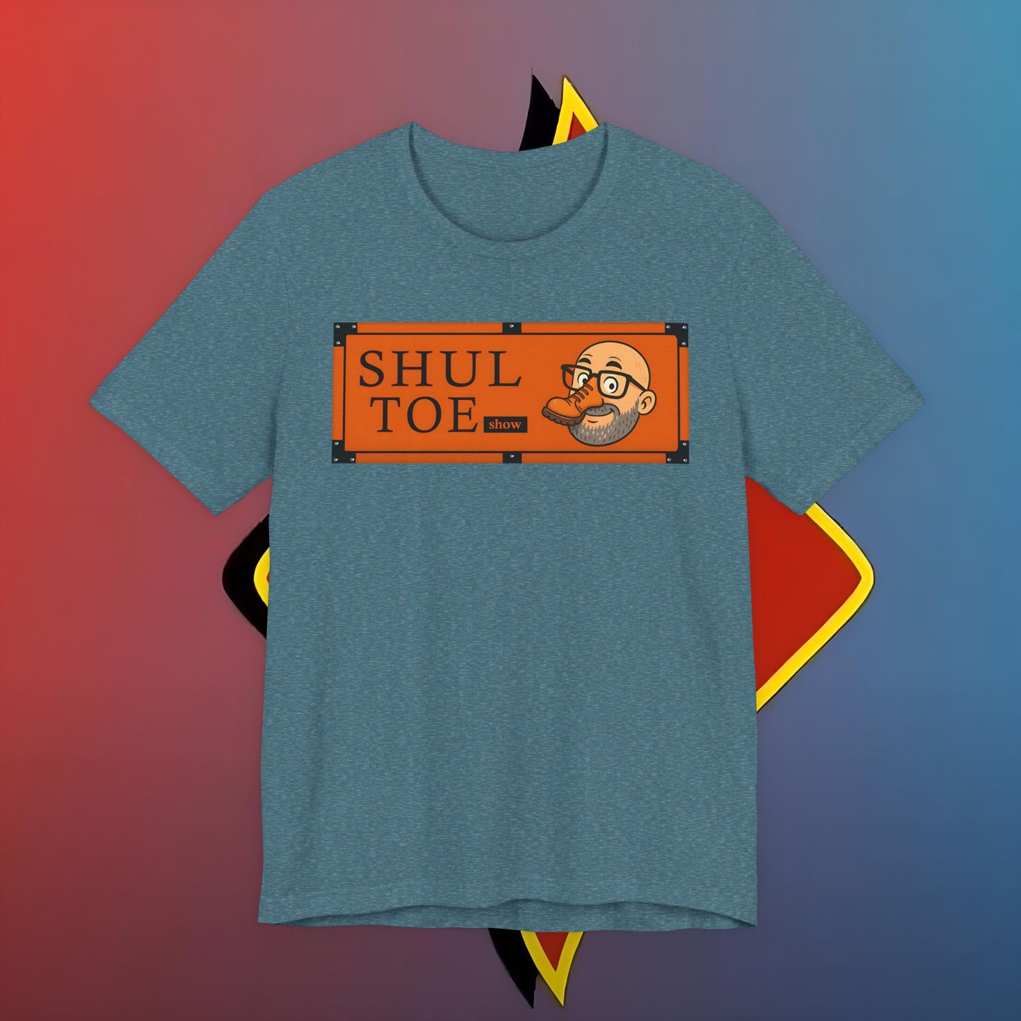🧦 SHUL TOE Show Tee – Prestige Pipewear for Podcast Royalty