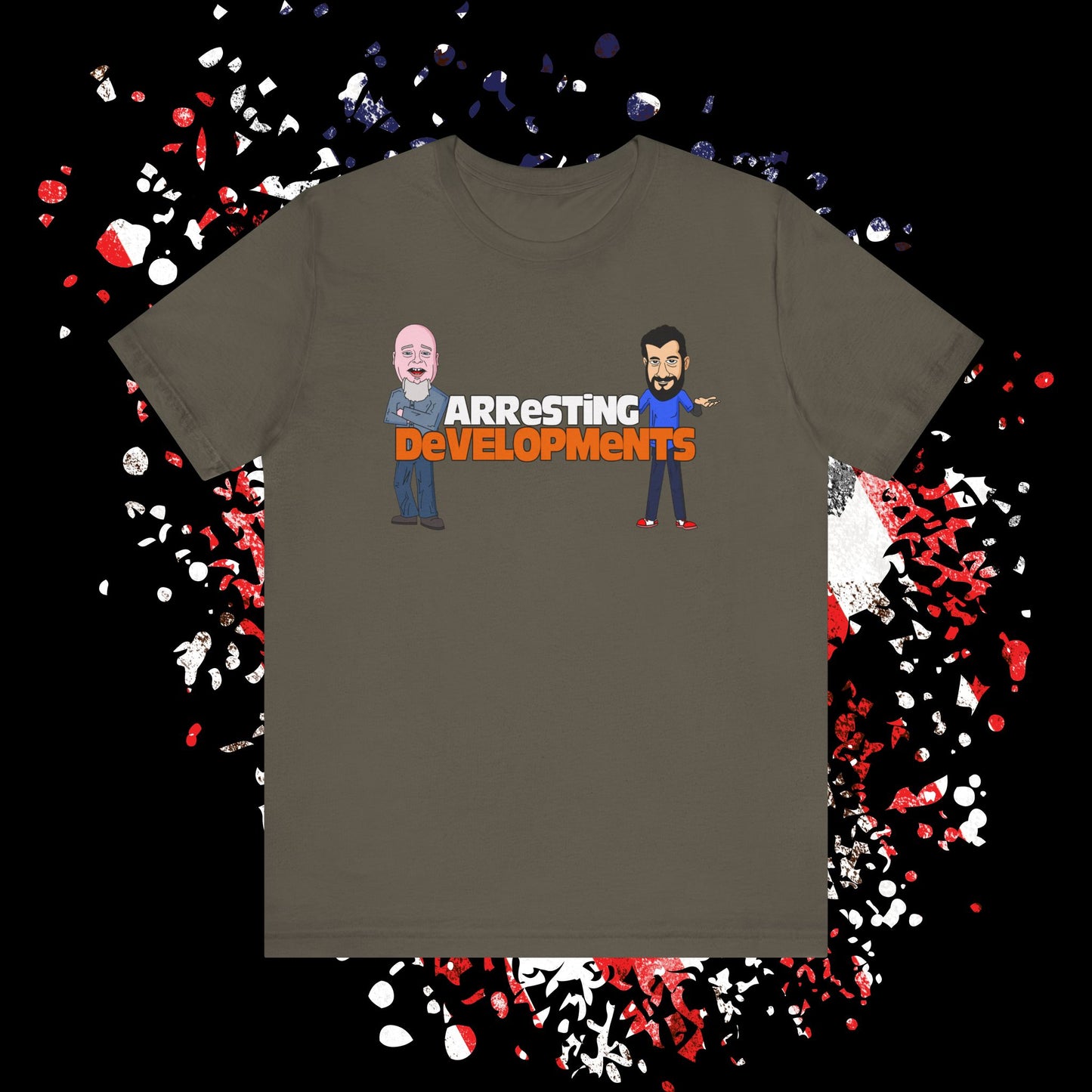 Arresting Developments Tee - Unisex Jersey Short Sleeve Shirt, Funny Graphic Tee, Gift for Detectives, Crime Show Lovers, Casual Wear