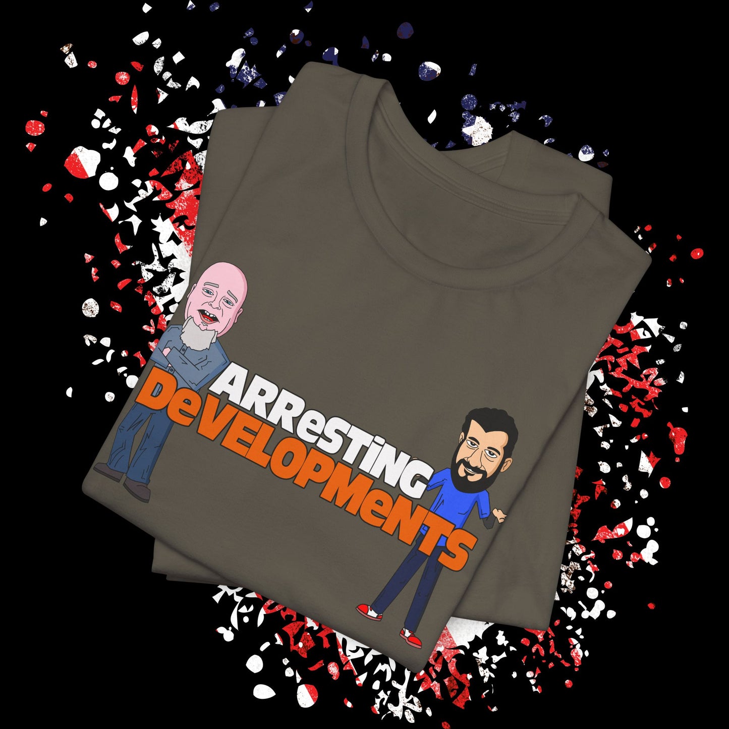 Arresting Developments Tee - Unisex Jersey Short Sleeve Shirt, Funny Graphic Tee, Gift for Detectives, Crime Show Lovers, Casual Wear