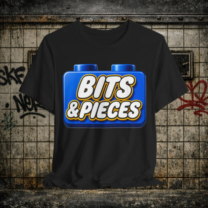 Bits & Pieces Graphic Tee One Size Fits All… Jokes?”