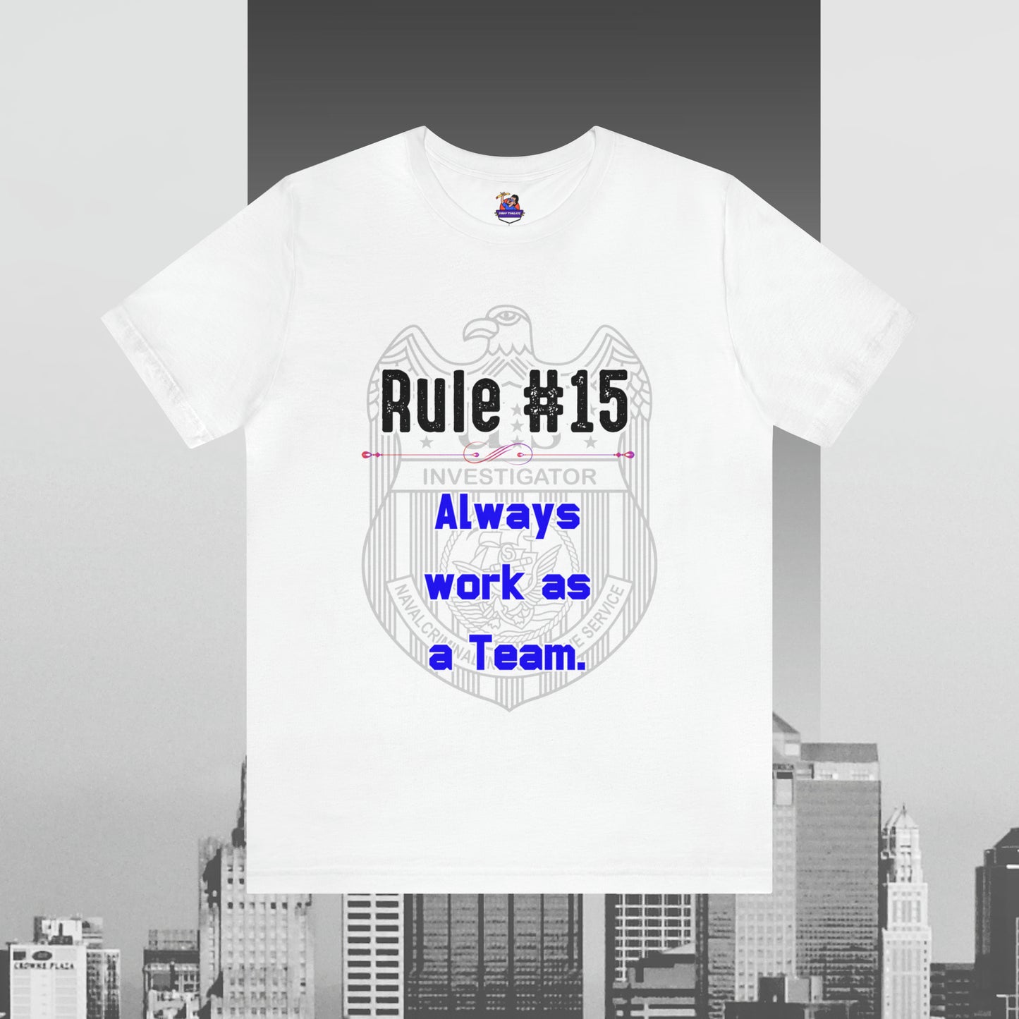 Rules of Gibbs #15 Always work as a Team Unisex Jersey Short Sleeve Tee