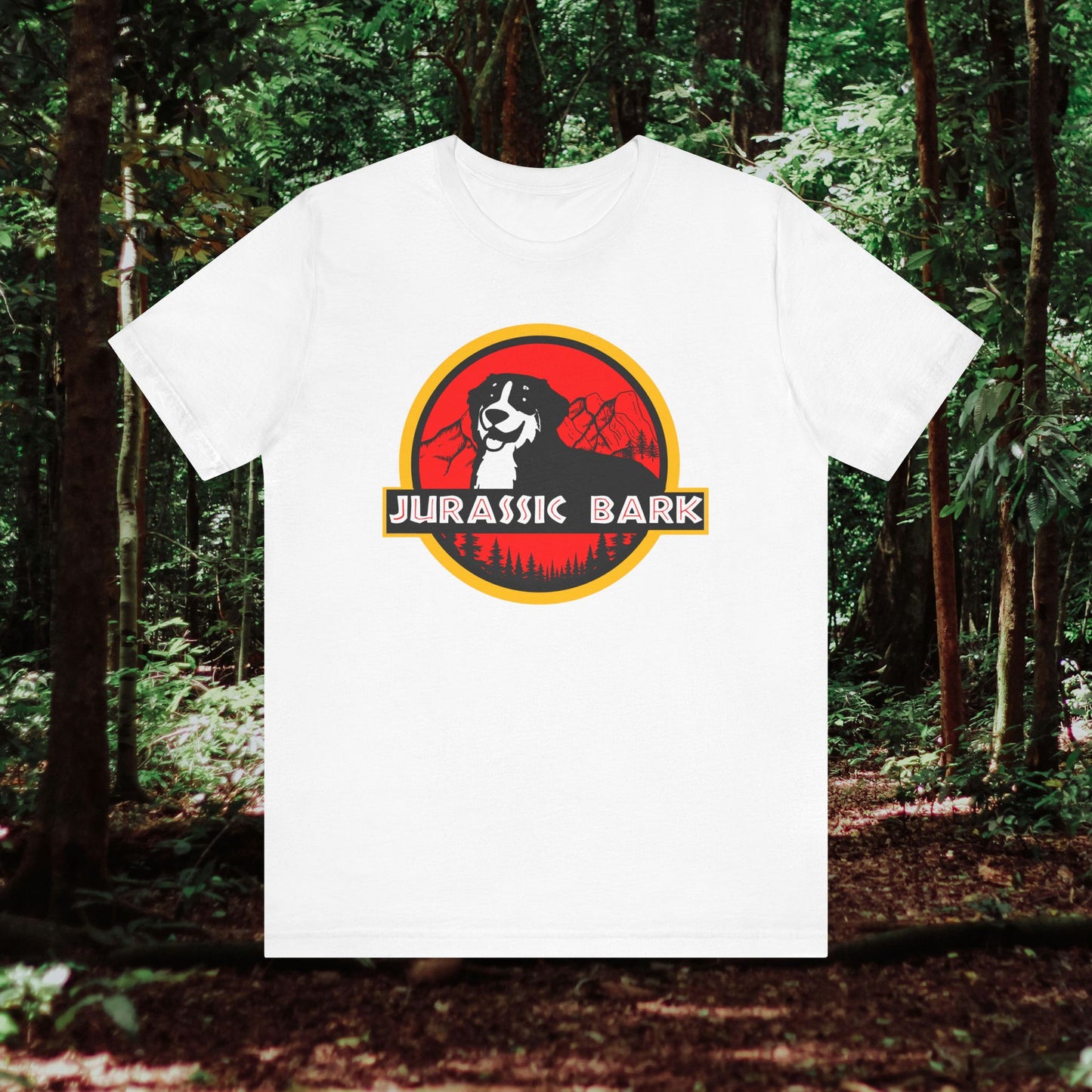 Jurassic Bark Tee - Unisex Dog Lover T-Shirt, Funny Pet Owner Gift, Nature Enthusiast Apparel, Great for Birthdays, Casual Wear, [...]