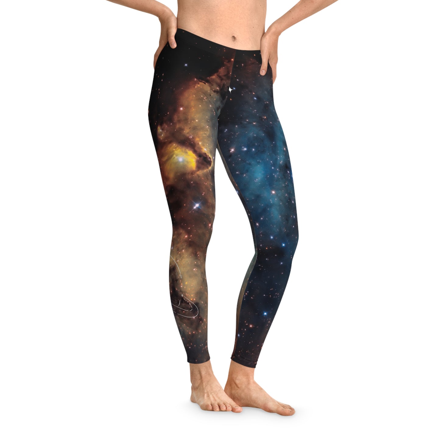 Colorful Galaxy Stretchy Leggings (AOP)