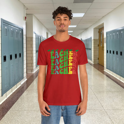 Colorful Teacher Unisex Jersey Short Sleeve Tee