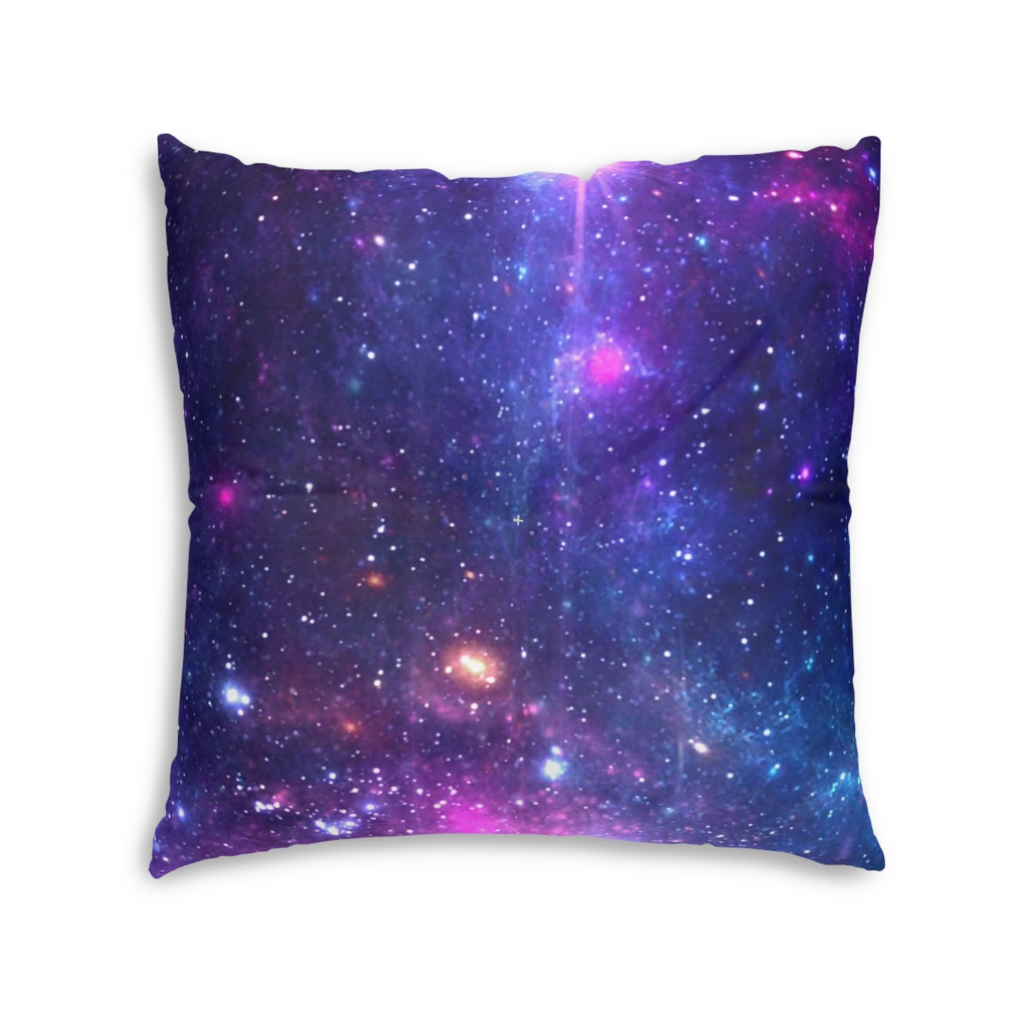 Purple Beyond the Stars Outer Space Out of this World Tufted Floor Pillow, Square