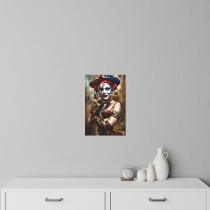 Hyper Realistic Steampunk Harley Quinn Wall Decals
