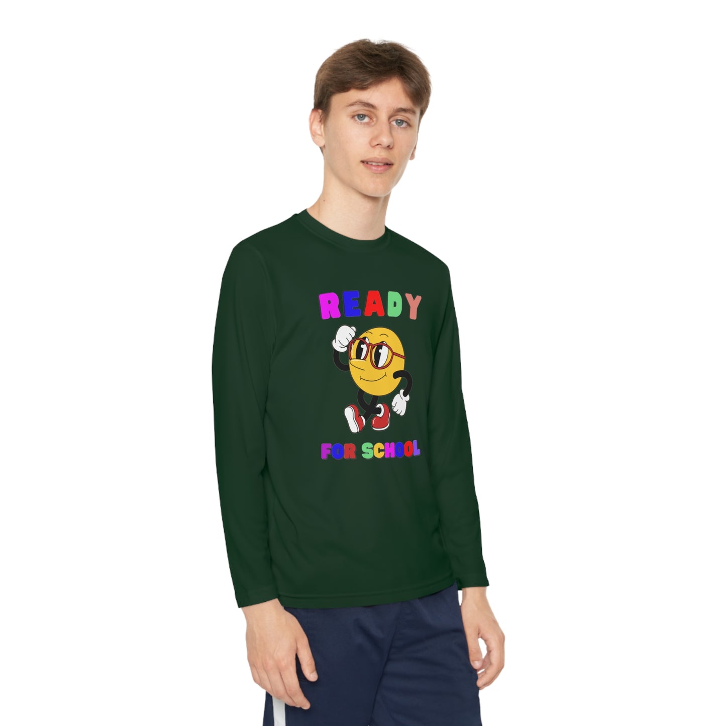 Ready For School Youth Long Sleeve Competitor Tee