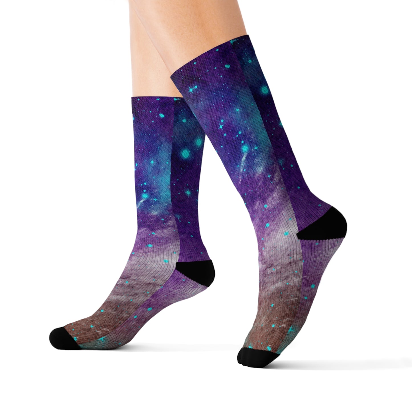 Outer Space Out of this World Sublimation Socks