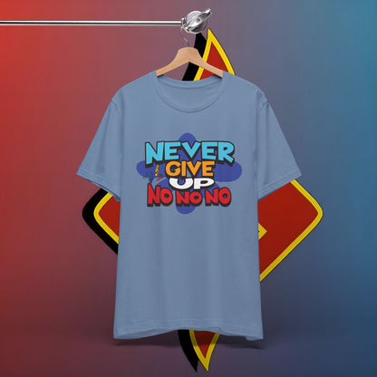 Never Give Up No No No #skoal" Unisex Jersey Short Sleeve Tee