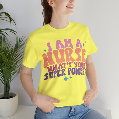Comfy and Stylish Bella+Canva 3001 Nurse T-Shirt: Perfect Gift for Professionals & Nursing Students, Soft Fabric, Various Sizes Available