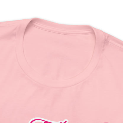 This Barbie  "CUSTOM TEXT" Unisex Jersey Short Sleeve Tee Gifts For Him Gifts For Her