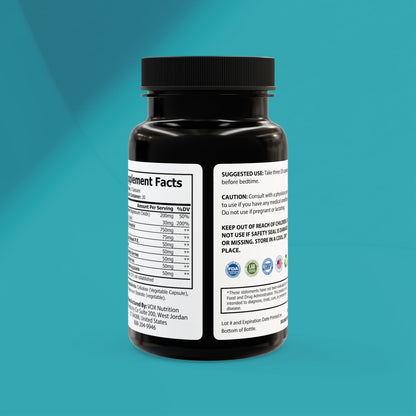 DirkX Magnesium Zinc: Strength, Vitality, and Peak Wellness! (90 Capsules)