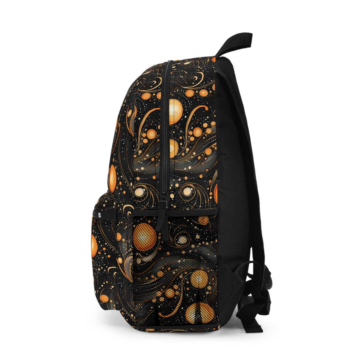 Halloween Black and Yellow Back to School Backpack Gifts for Her Gifts for Him