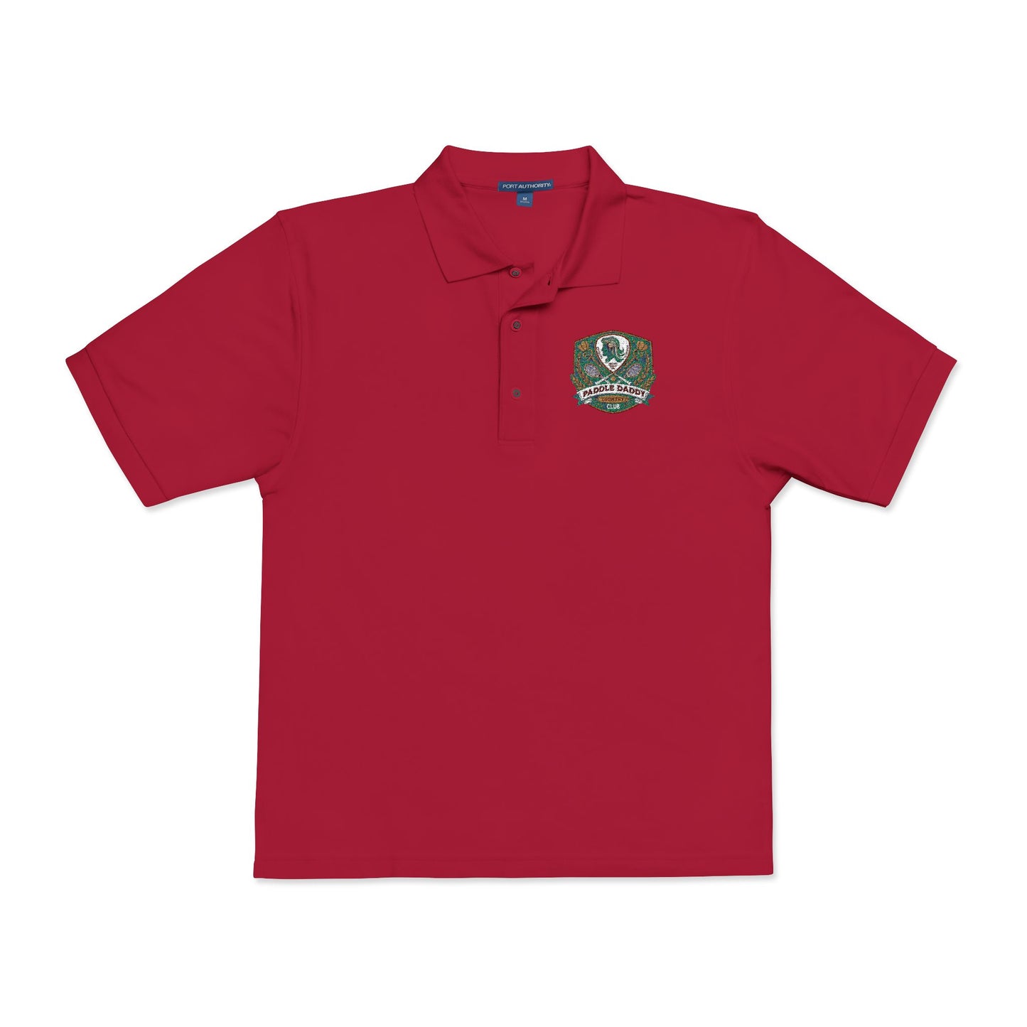 Paddle Daddy Country Club Polo  Embroidered Unisex Elegance for the Ironically Elite