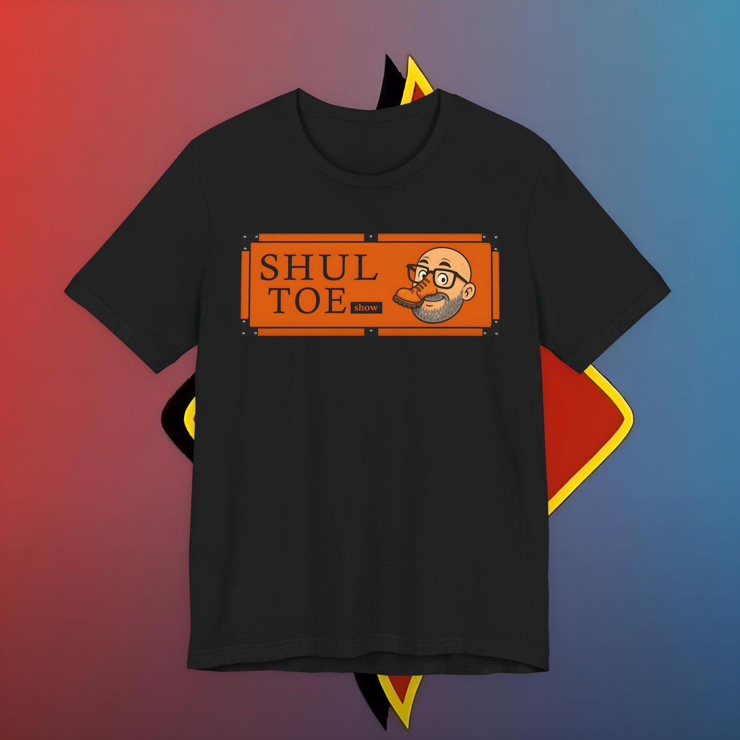 🧦 SHUL TOE Show Tee – Prestige Pipewear for Podcast Royalty
