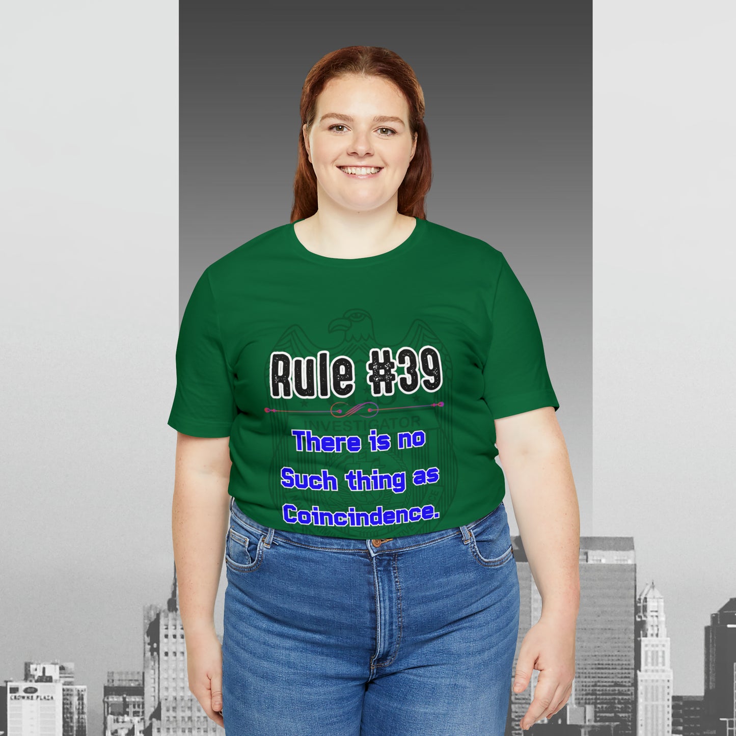 Rules of Gibbs #39 There is no such thing as a Coincidence Unisex Jersey Short Sleeve Tee