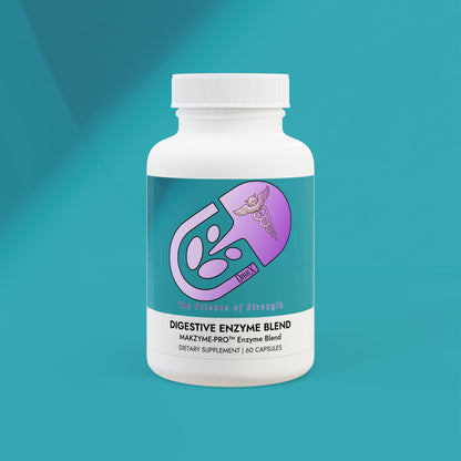 DirkX Digestive Enzyme Blend Supplement: Optimize Your Digestion, Elevate Your Health! (60 Capsules)
