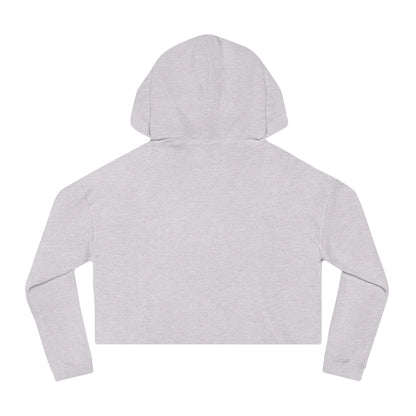 Talking before Coffee is the Real True Crime Women’s Cropped Hooded Sweatshirt