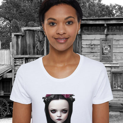 My Resting Witch Face Halloween with Wednesday Addams Women's Organic Short Sleeve T-Shirt