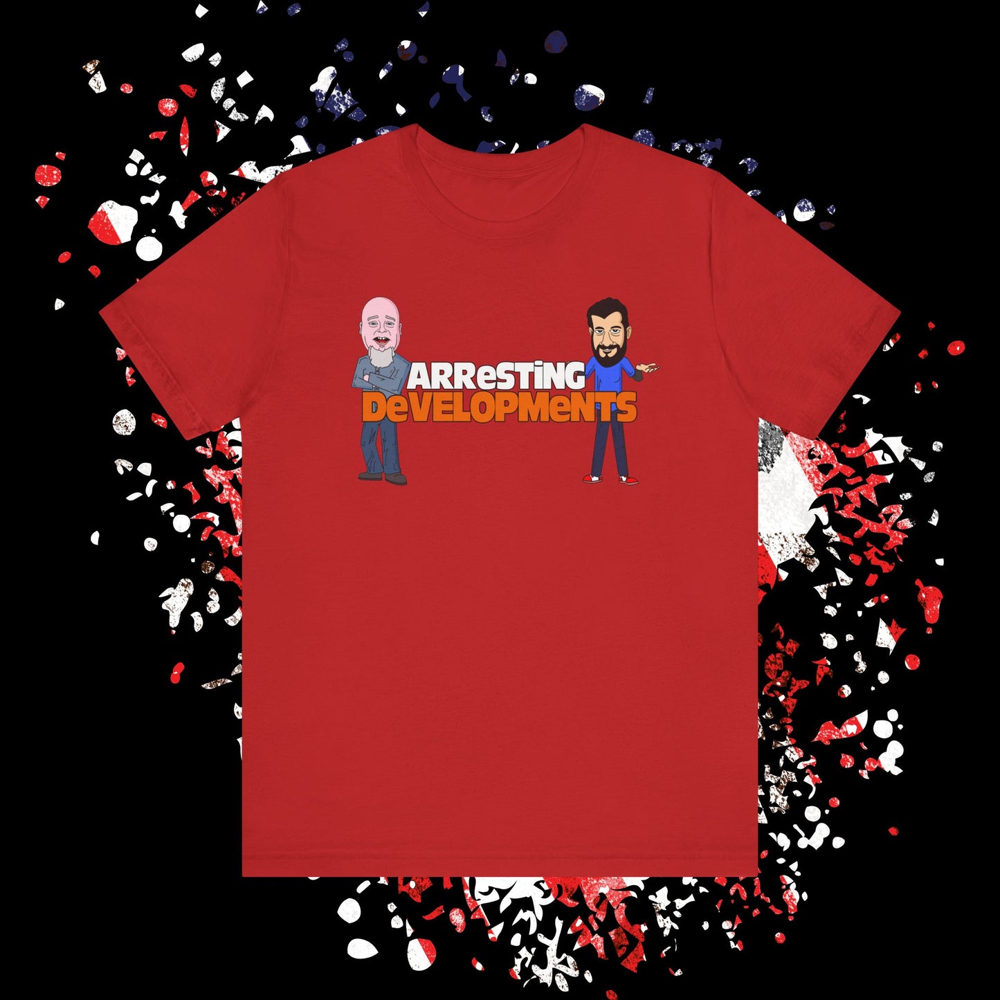 Arresting Developments Tee - Unisex Jersey Short Sleeve Shirt, Funny Graphic Tee, Gift for Detectives, Crime Show Lovers, Casual Wear