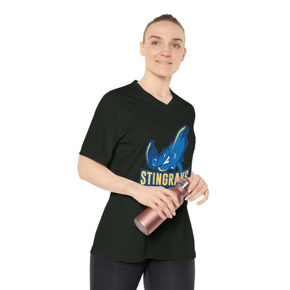 Custom Name, Women's Performance V-Neck T-Shirt