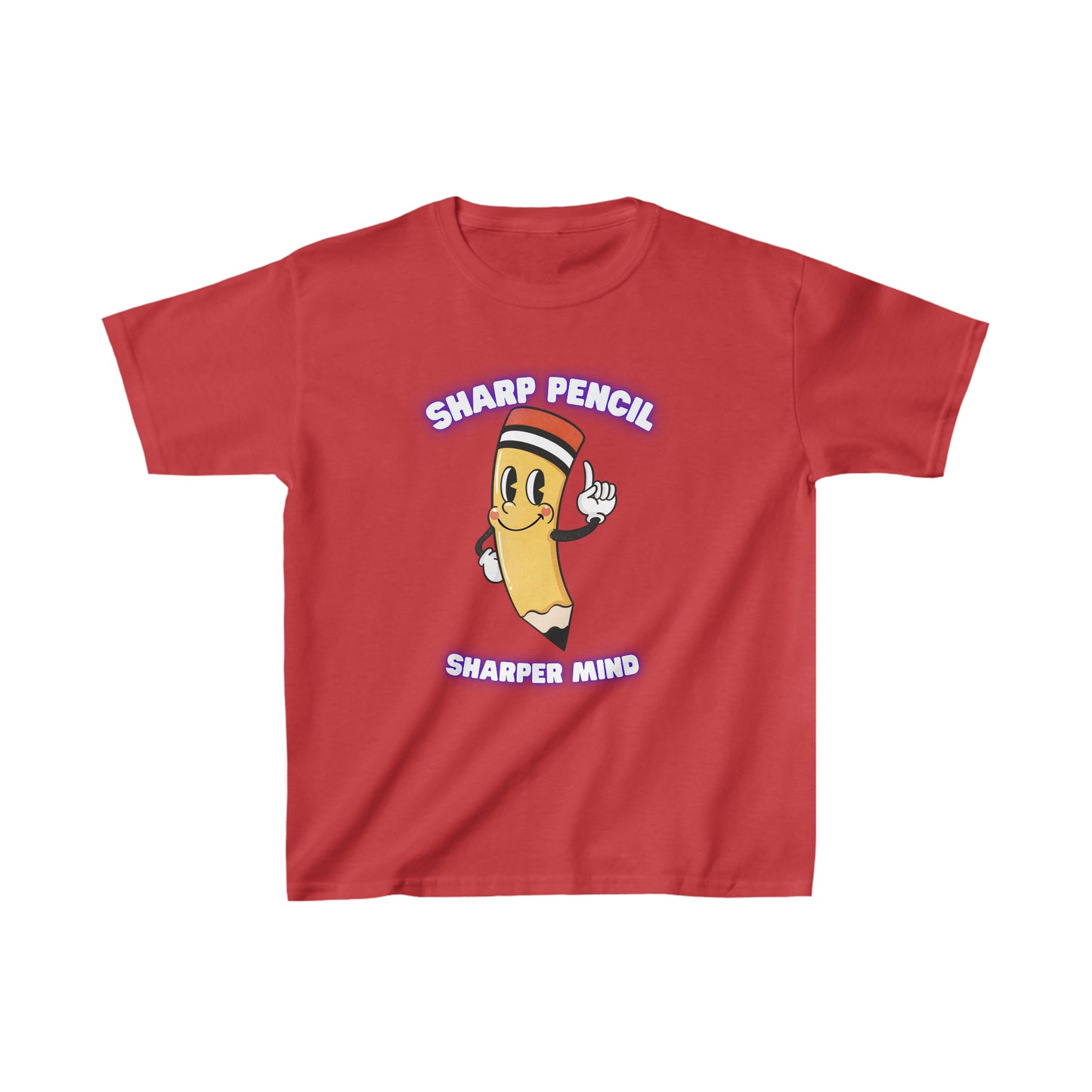 Sharp Pencil Sharper Mind Kids Heavy Cotton Tee