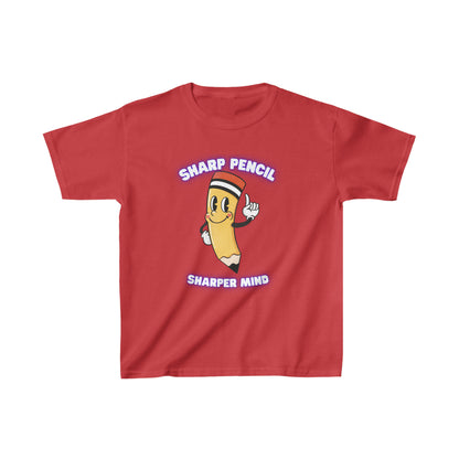 Sharp Pencil Sharper Mind Kids Heavy Cotton Tee