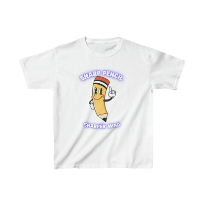 Sharp Pencil Sharper Mind Kids Heavy Cotton Tee