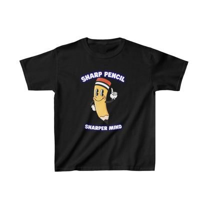 Sharp Pencil Sharper Mind Kids Heavy Cotton Tee