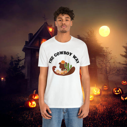 The Cowboy Way Retro Halloween Unisex Jersey Short Sleeve Tee